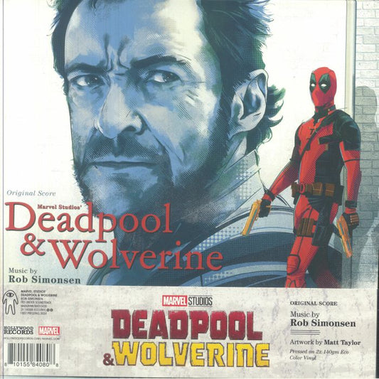 Deadpool & Wolverine (Soundtrack) - Red & Orange 2xLP vinyl record cover