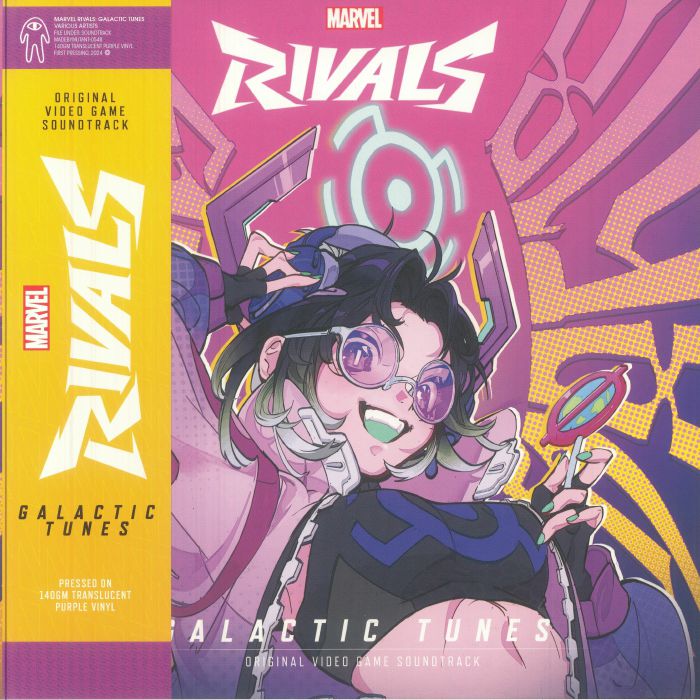 Marvel Rivals: Galactic Tunes Soundtrack - Purple Vinyl LP vinyl record cover