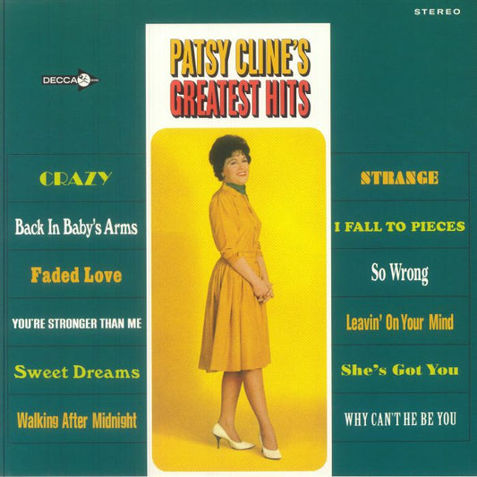 Patsy Cline's Greatest Hits - Pink Vinyl LP vinyl record cover