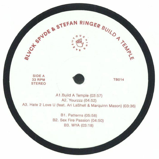 Build A Temple - Vinyl EP vinyl record cover
