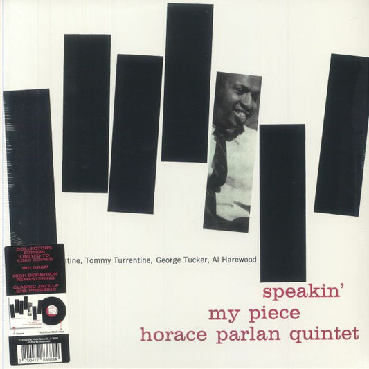 Speakin' My Piece - Limited Edition Vinyl LP vinyl record cover