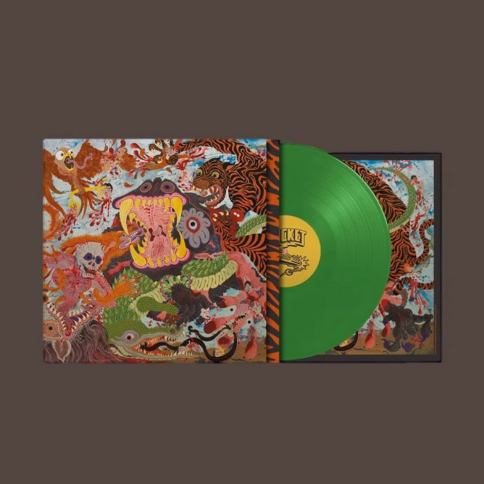 Death Hilarious - Limited Edition Green Vinyl LP vinyl record cover
