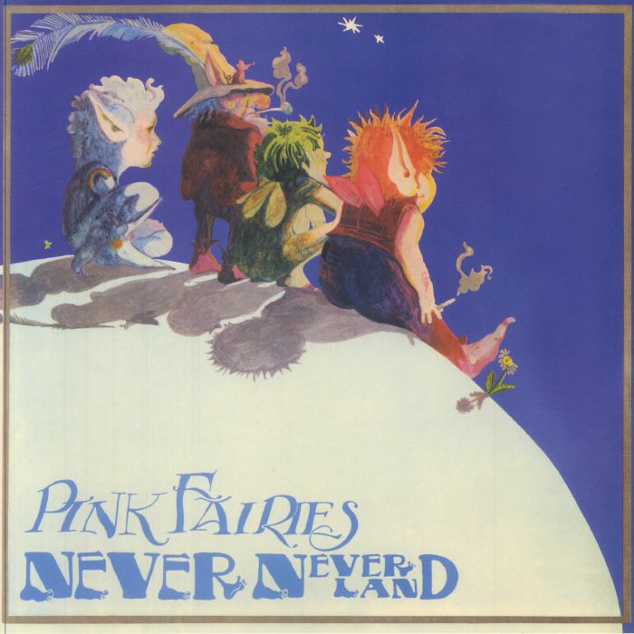 Never Never Land - Blue Vinyl LP vinyl record cover