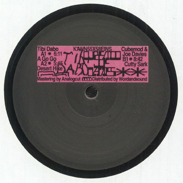 KANN 55X58EINS - Vinyl Single vinyl record cover