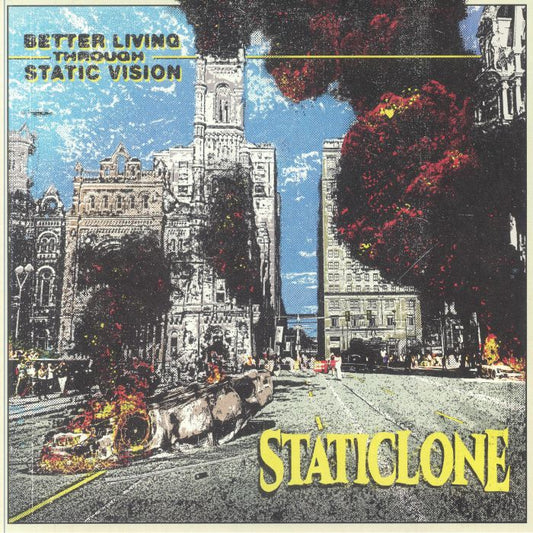 Better Living Through Static Vision - Orange Vinyl LP vinyl record cover