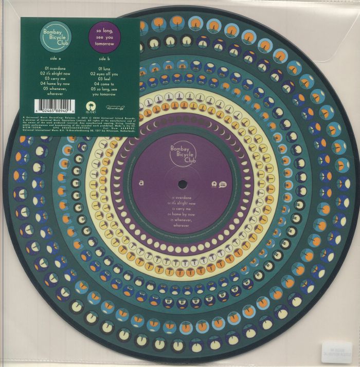 So Long, See You Tomorrow - Zoetrope Picture Disc Vinyl LP vinyl record cover