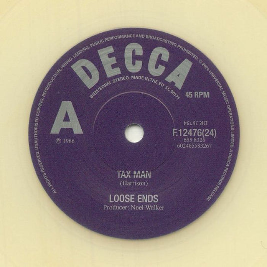 Tax Man - Limited Edition Clear Vinyl Single vinyl record cover