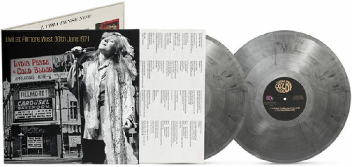 Live At Fillmore West 30th June 1971 - Limited Edition Marbled 2xLP vinyl record cover