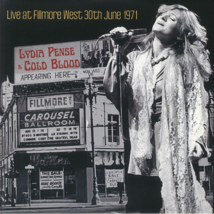 Live At Fillmore West June 30th 1971 - Silver 2xLP vinyl record cover