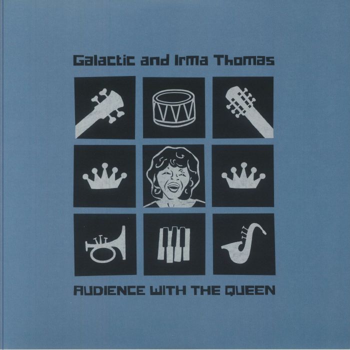 Audience With The Queen - Limited Edition Clear & White Smoke Vinyl LP vinyl record cover