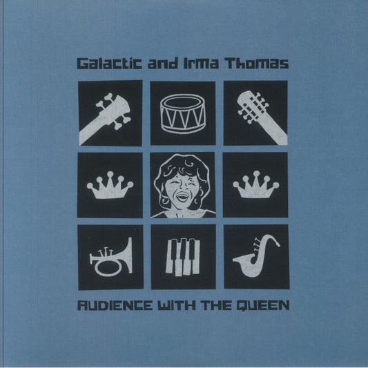 Audience With The Queen - Limited Edition Clear & White Smoke Vinyl LP vinyl record cover