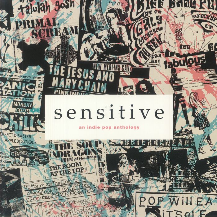 Sensitive: An Indie Pop Anthology - 2xLP vinyl record cover