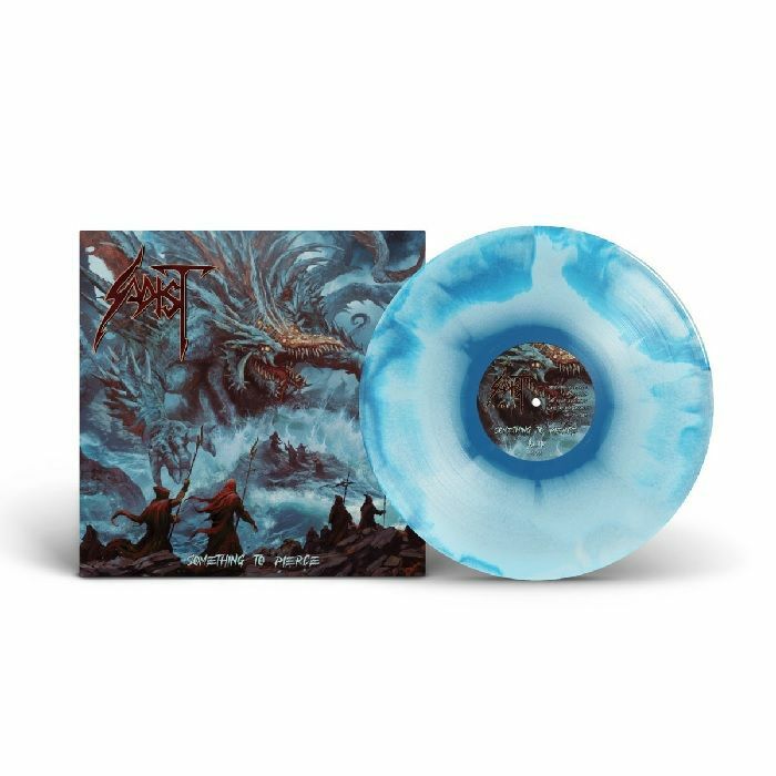 Something To Pierce - Limited Edition Blue In White Vinyl LP vinyl record cover