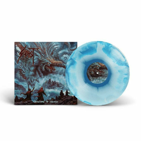 Something To Pierce - Limited Edition Blue In White Vinyl LP vinyl record cover