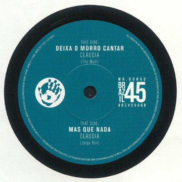 Deixa O Morro Cantar - Vinyl Single vinyl record cover