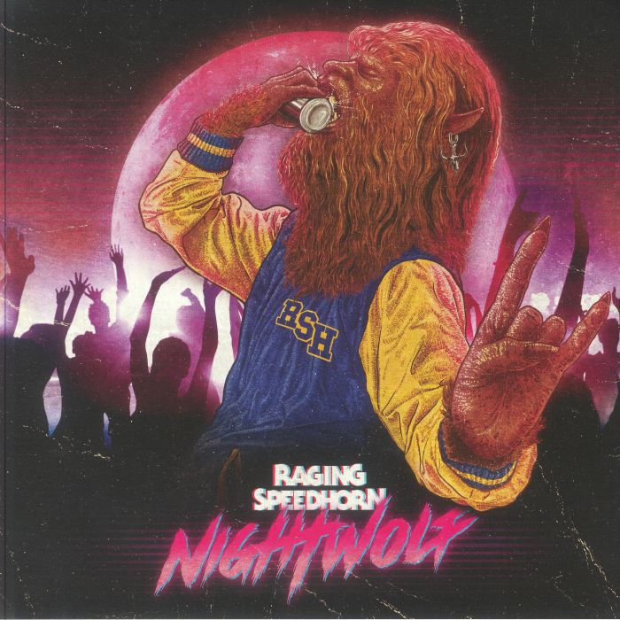 Night Wolf - Limited Edition Neon Pink Vinyl LP vinyl record cover