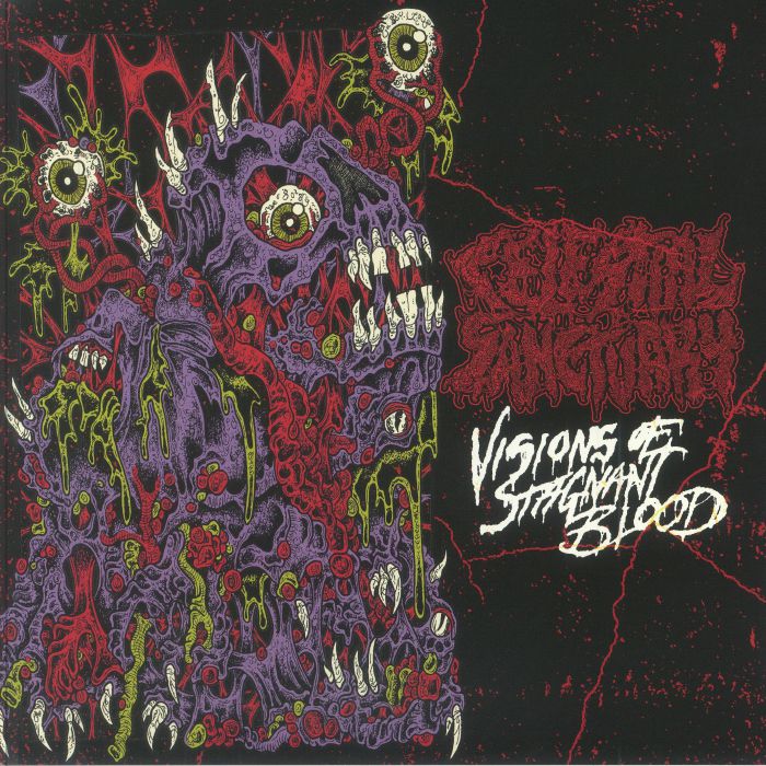 Visions Of Stagnant Blood - Limited Edition Red & Green Vinyl EP vinyl record cover