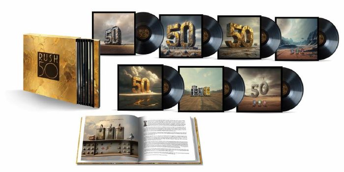 Rush 50 (50th Anniversary Edition) - 7xLP vinyl record cover