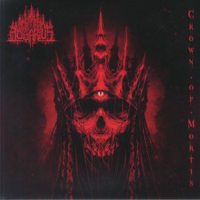 Crown Of Mortis - Limited Edition Red & Black Marbled Vinyl LP vinyl record cover