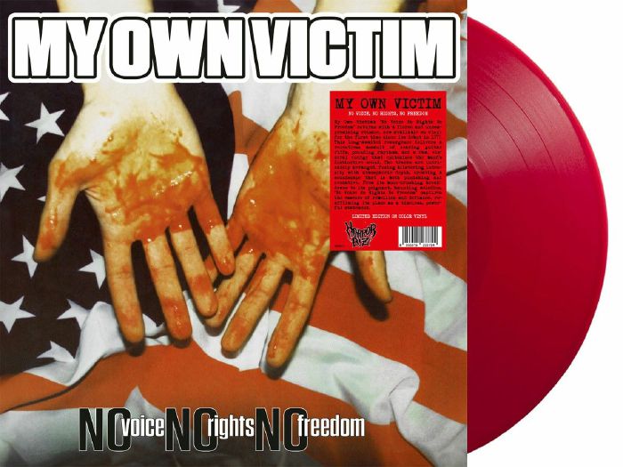 No Voice No Rights No Freedom - Limited Edition Red Vinyl LP vinyl record cover