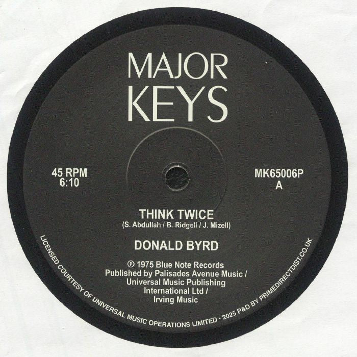 Think Twice - Vinyl Single vinyl record cover