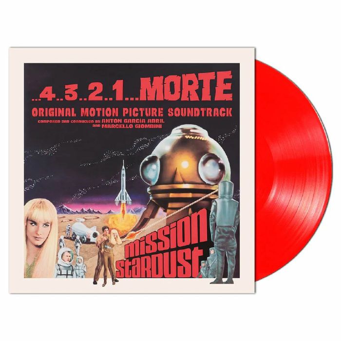 4321 Morte (Soundtrack) - Limited Edition Clear Red Vinyl LP vinyl record cover