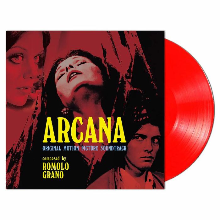 Arcana - Limited Edition Clear Red Vinyl LP vinyl record cover