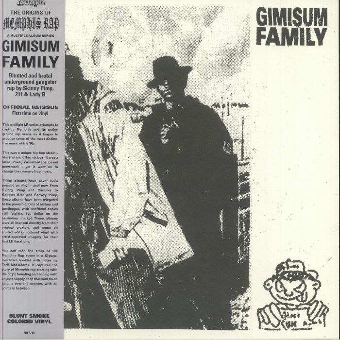 Gimisum Family - Limited Edition Silver Smoke Vinyl LP vinyl record cover