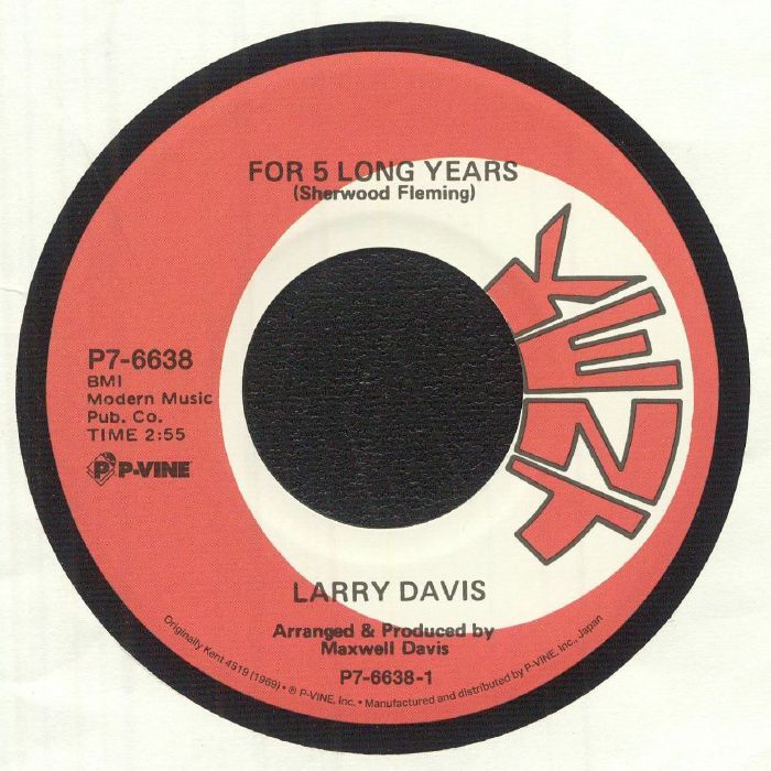 For 5 Long Years - Vinyl Single vinyl record cover