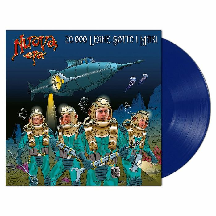 20 000 Leghe Sotto I Mari - Blue Vinyl LP vinyl record cover