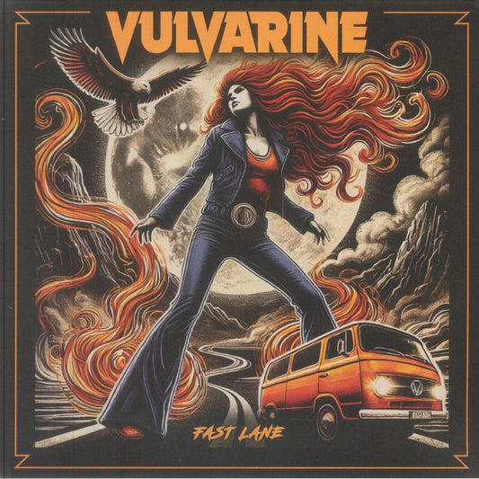 Fast Lane - Translucent Orange Vinyl LP vinyl record cover