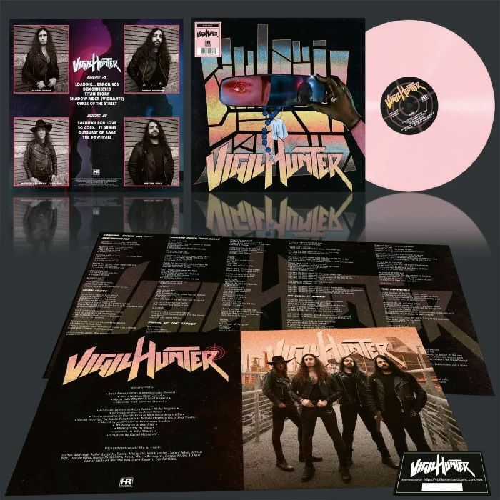 Vigilhunter - Pink Vinyl LP vinyl record cover