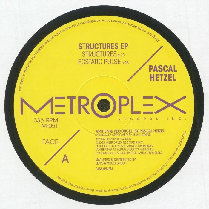 Structures - Vinyl EP vinyl record cover