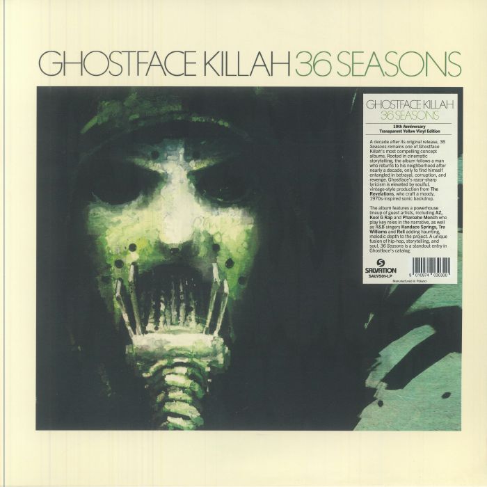 36 Seasons - Yellow Vinyl LP vinyl record cover