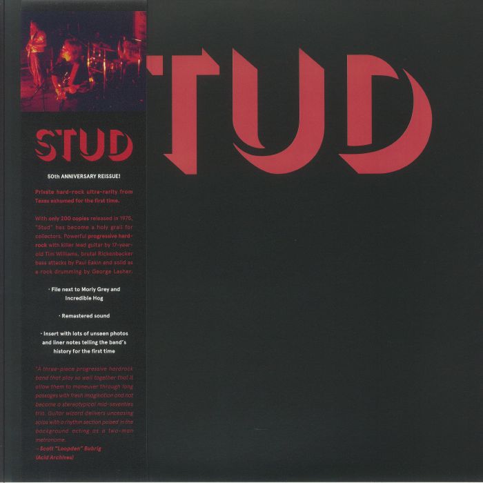 Stud - 50th Anniversary Edition Vinyl LP vinyl record cover