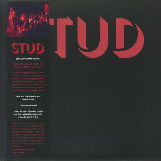 Stud - 50th Anniversary Edition Vinyl LP vinyl record cover