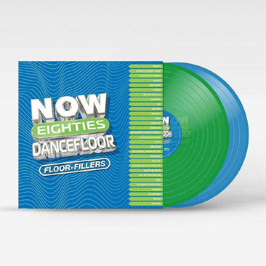 Now That's What I Call 80s Dancefloor: Floorfillers - Green & Blue 2xLP vinyl record cover