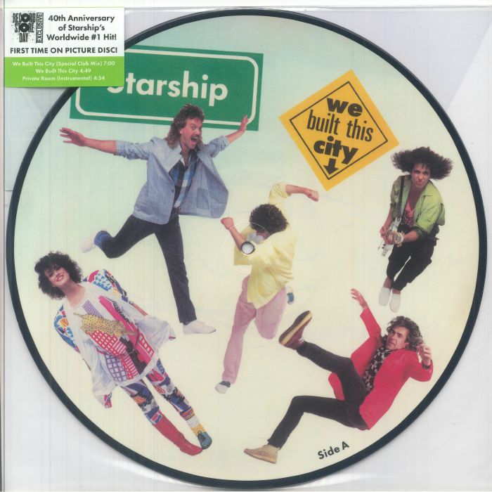 We Built This City - Picture Disc Vinyl Single vinyl record cover