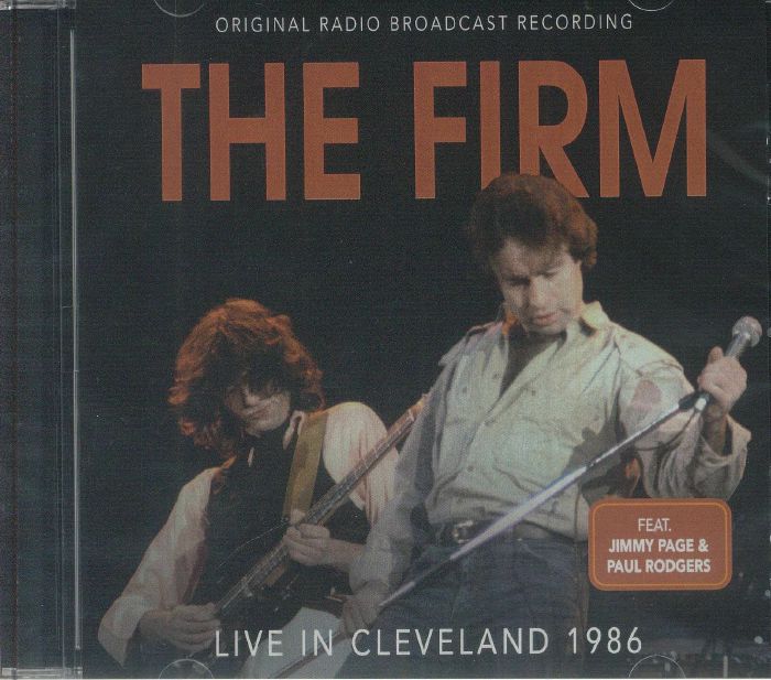 Live In Cleveland 1986 - CD CD cover