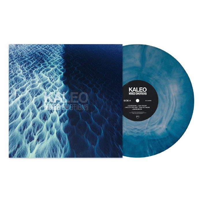 Mixed Emotions - Transparent Blue Marbled Vinyl LP vinyl record cover
