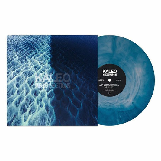 Mixed Emotions - Transparent Blue Marbled Vinyl LP vinyl record cover