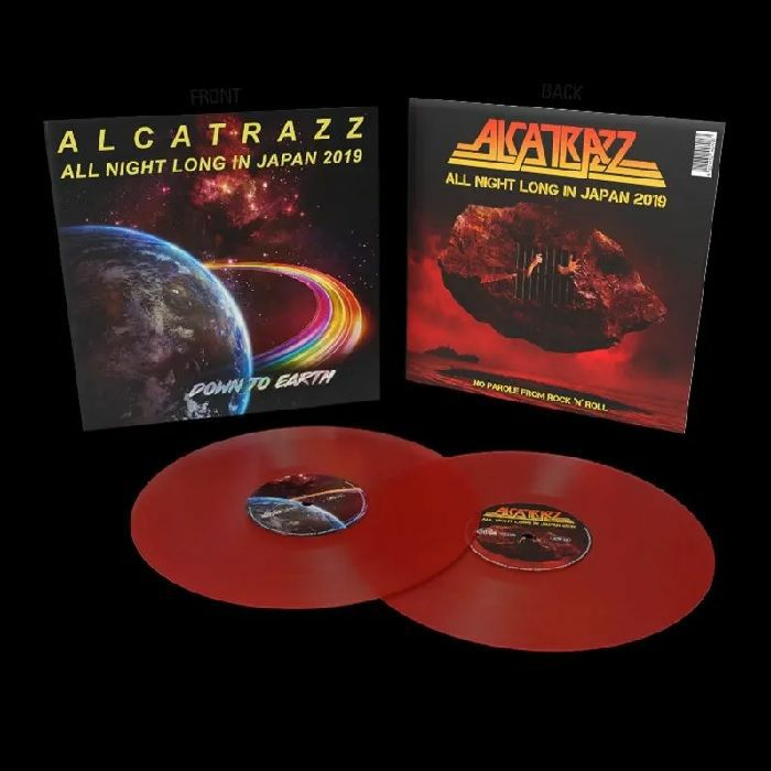 All Night Long In Japan 2019 - Limited Edition Red Vinyl 2xLP vinyl record cover