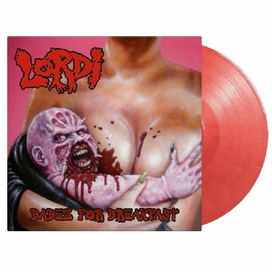 Babez For Breakfast - Limited Edition Pink & Red Vinyl LP vinyl record cover