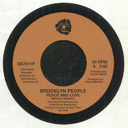 Peace & Love (Record Store Day RSD 2025) - Vinyl Single vinyl record cover