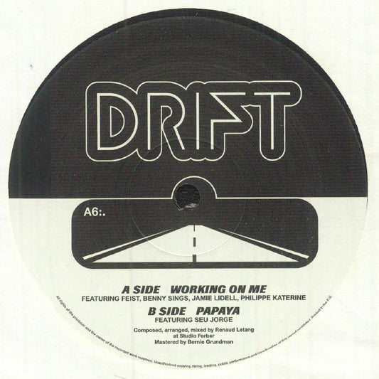 Working On Me - 10" Vinyl Single vinyl record cover