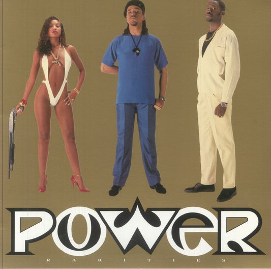Power Rarities - Limited Edition Black Ice Splatter Vinyl LP vinyl record cover