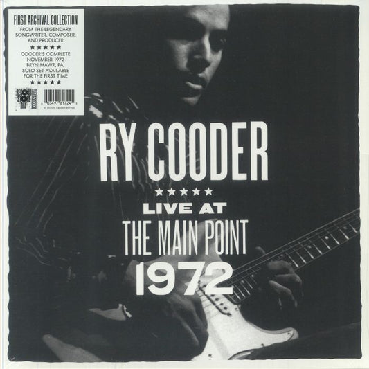 Live At The Main Point 1972 - Vinyl LP vinyl record cover