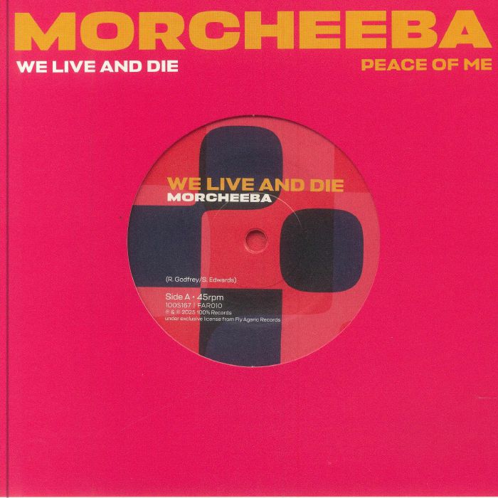 We Live And Die / Peace Of Me - Orange Vinyl Single vinyl record cover