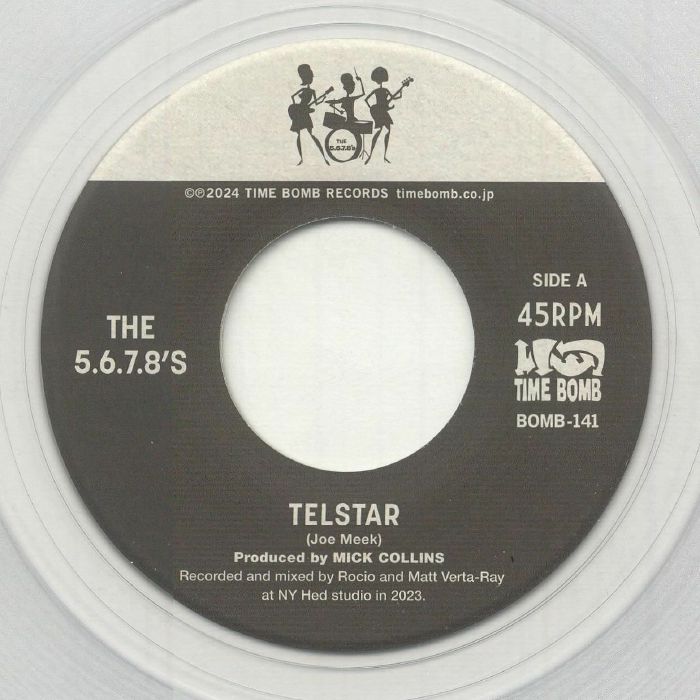 Telstar - Limited Edition Clear Vinyl Single vinyl record cover