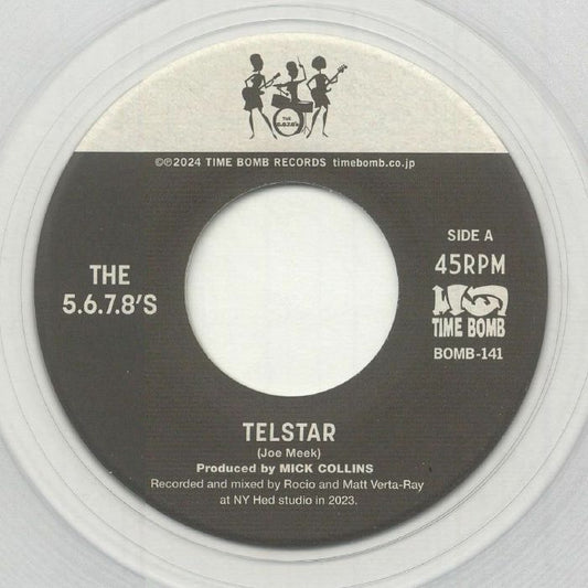 Telstar - Limited Edition Clear Vinyl Single vinyl record cover